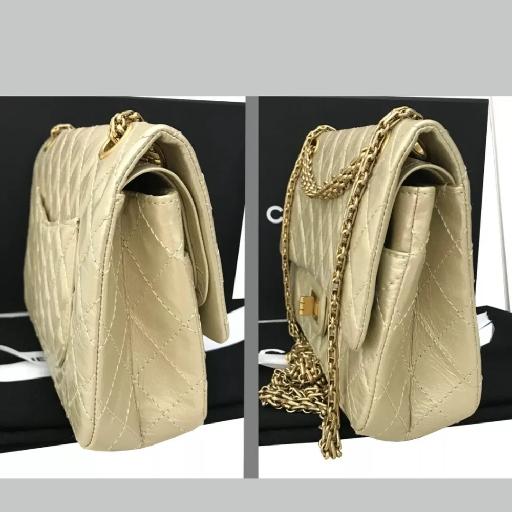 🎉HP X2🎉CHANEL  Reissue Gold Double Flap Calfskin - Picture 7 of 8
